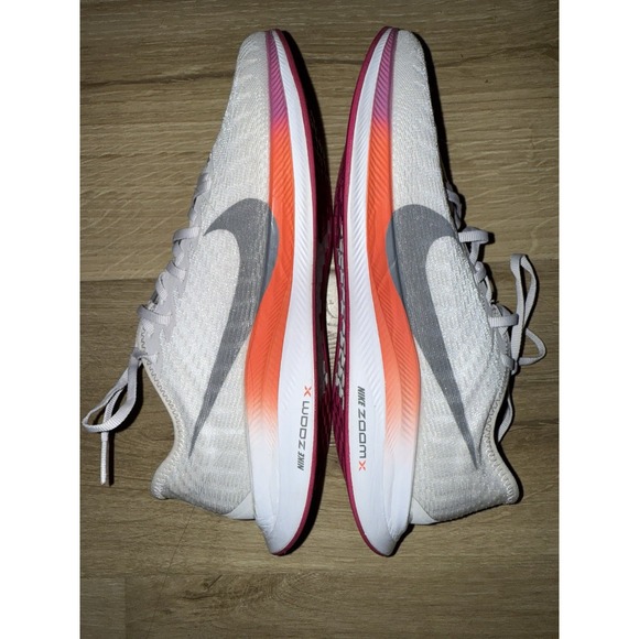 Nike Zoom Pegasus Turbo 2 Women's Running Shoes White, Pink, Orange Size 9 - Picture 5 of 13